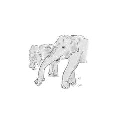 個人的な動物イラスト
