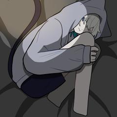 自キャラのゆる絵柄イラスト