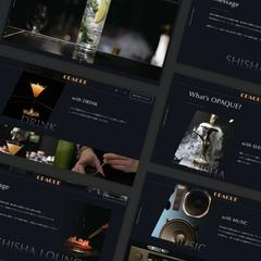 シーシャショップのWebデザイン