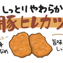 豚ヒレカツ　手描きPOP