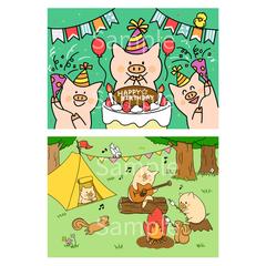 お子様向けカットイラスト