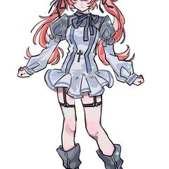 立ち絵。全身