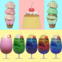 3DCGで作った小物