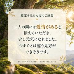 鑑定を受けて頂いたお客様からのご感想