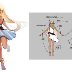 キャラクターデザイン　サンプル