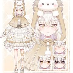 【夜露日はりこ様】Vtuberキャラクターデザイン