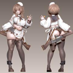 美少女キャラクターガレージキット原型