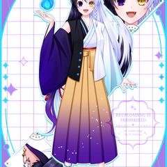 【お仕事】Vライバー稲荷崎 神楽様 キャラデザ＆立ち絵
