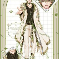 【お仕事】Vライバー才伸 ミドリ様 キャラデザ＆立ち絵