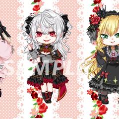 にじさんじ　ルザキン　ミニキャライラスト