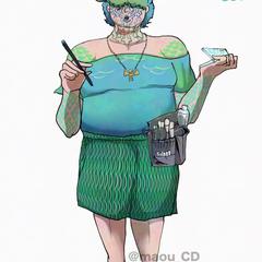 ナポレオンフィッシュ　擬人化