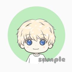 SNS用アイコン、イラスト