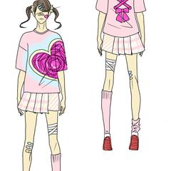 平成ポップTシャツ