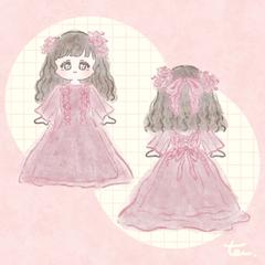 ( サンプル ) お気に入りの服をイラストにします