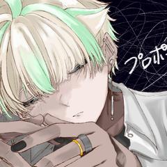 歌みたっぽいサムネのイラスト