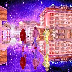 鏡面反射の異次元風景