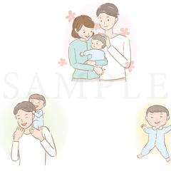 家族のイラスト