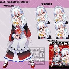 TRPG用立ち絵イラスト_ご依頼頂いたもの