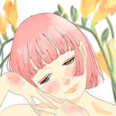 うっとり春の少女