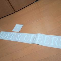 結婚式のウェルカムミラーで使用するカッティングステッカー