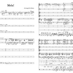 【楽譜制作・編曲】自身のバンド演奏で用いた楽譜