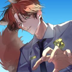 獣モチーフ男性キャラクターイラスト