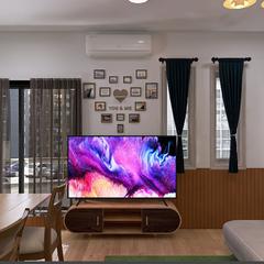戸建住宅内装リビング