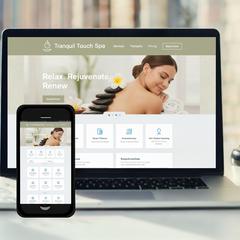 マッサージ店様のワードプレスHP制作