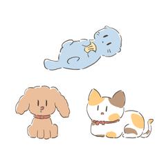 SNSで使用するアイコンイラスト