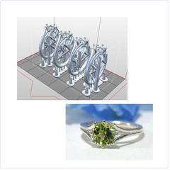 プレート上の配置例