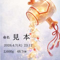 【命名書】招福の打ち出の小槌