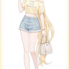 【ココナラ実績11】　私服立ち絵イラスト