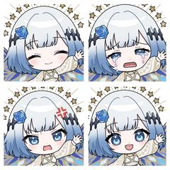 【実績13】SDイラスト 喜怒哀楽
