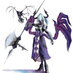 キャラクターデザイン　悪魔騎士