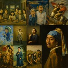 AIアートおもしろ画像の作成