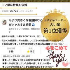 占い部門でも1位になることができました。ありがとうございます