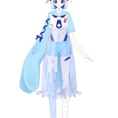 Live2D用パーツ分けイラスト