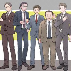 スーツ男性立ち絵サンプル