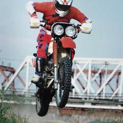 モトクロスのジャンプショット