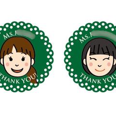 幼稚園の先生の似顔絵