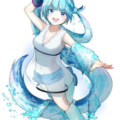 みずあめちゃんの全身イラスト