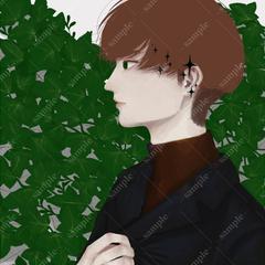 お相手のイメージや印象を人物にして描いた絵