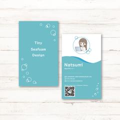 名刺｜Natsumi（TinySeafoamDesign）