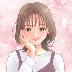 水彩風アイコン｜やさしい雰囲気の人物イラスト