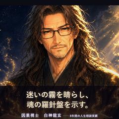 因果視士・白神龍玄｜霊視鑑定の世界観と鑑定サンプル