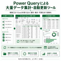 Powerクエリによる大量データ集計・自動更新ツール