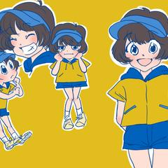 解説する少女