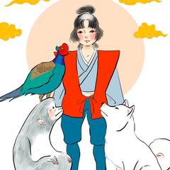 やさしい和風テイスト～桃太郎となかまたち～