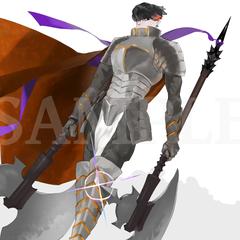 ファンタジー甲冑キャラクター
