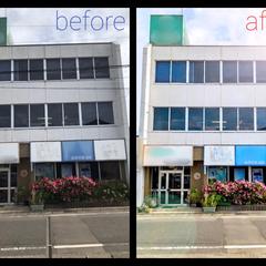 建物の写真修正、レタッチで印象アップ